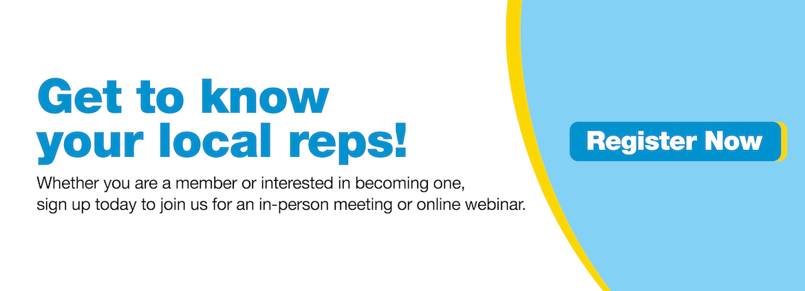 Get to know your local reps!